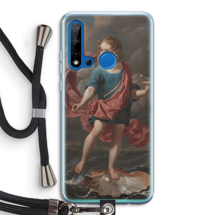 Soap Bubbles: Huawei P20 Lite (2019) Transparant Hoesje met koord