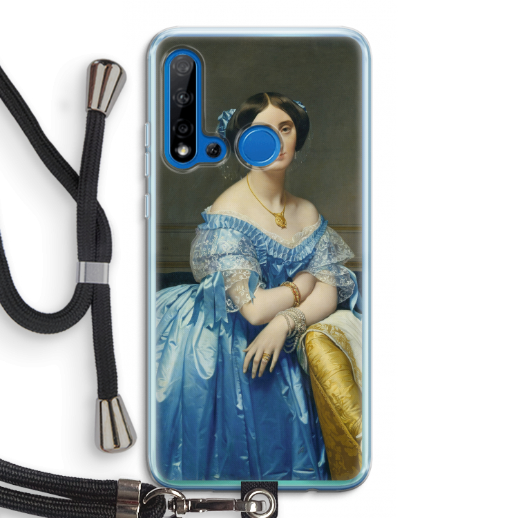Eleonore: Huawei P20 Lite (2019) Transparant Hoesje met koord