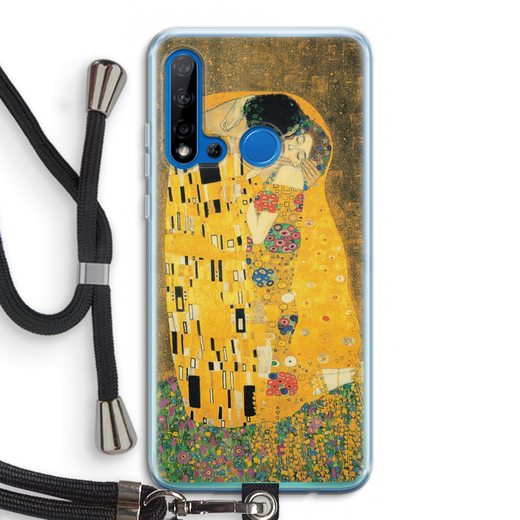 Der Kuss: Huawei P20 Lite (2019) Transparant Hoesje met koord