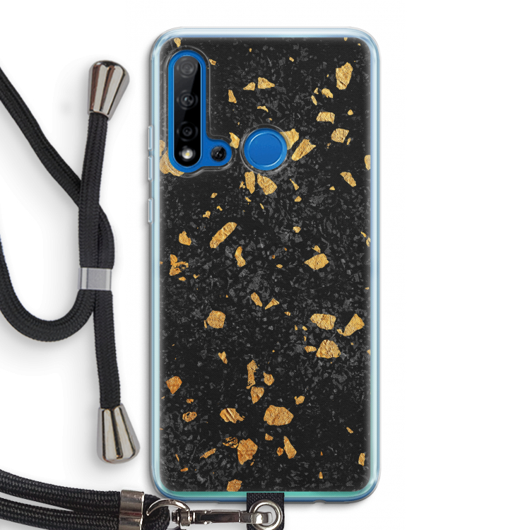 Terrazzo N°7: Huawei P20 Lite (2019) Transparant Hoesje met koord