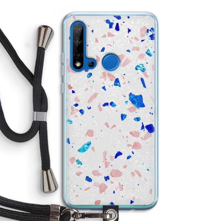 Terrazzo N°6: Huawei P20 Lite (2019) Transparant Hoesje met koord