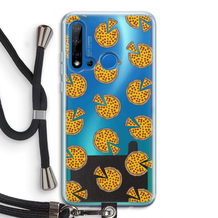 You Had Me At Pizza: Huawei P20 Lite (2019) Transparant Hoesje met koord