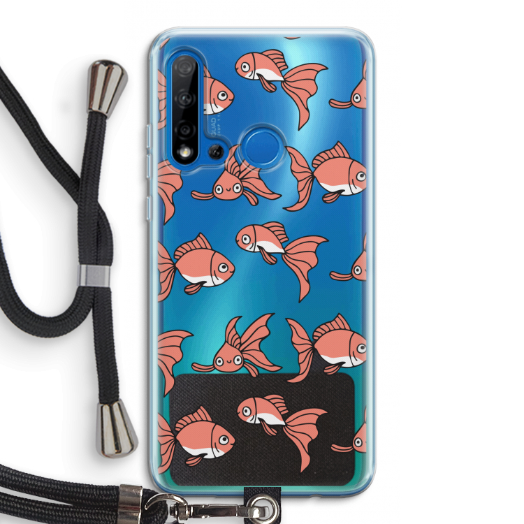 Blub: Huawei P20 Lite (2019) Transparant Hoesje met koord