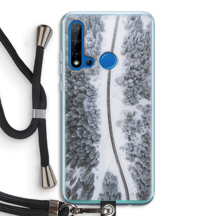 Snøfall: Huawei P20 Lite (2019) Transparant Hoesje met koord