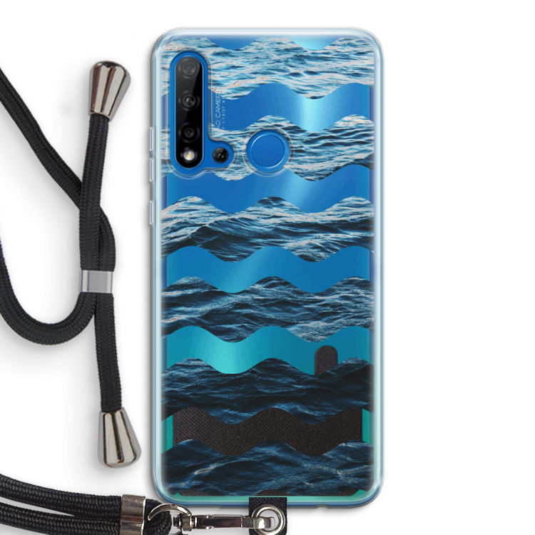 Oceaan: Huawei P20 Lite (2019) Transparant Hoesje met koord