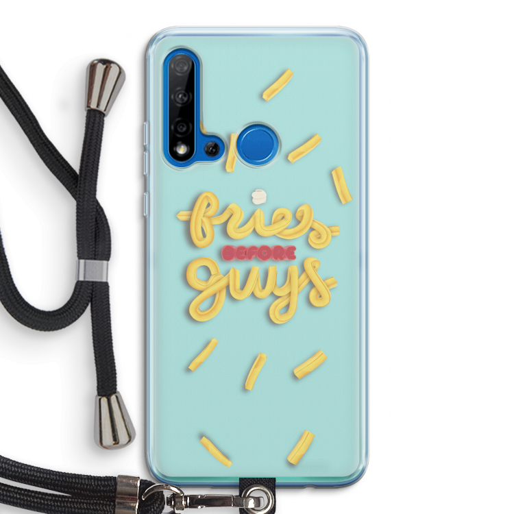 Always fries: Huawei P20 Lite (2019) Transparant Hoesje met koord