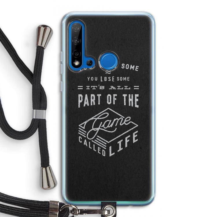 Life: Huawei P20 Lite (2019) Transparant Hoesje met koord