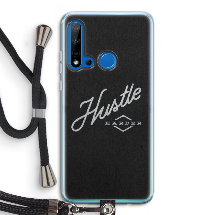 Hustle: Huawei P20 Lite (2019) Transparant Hoesje met koord