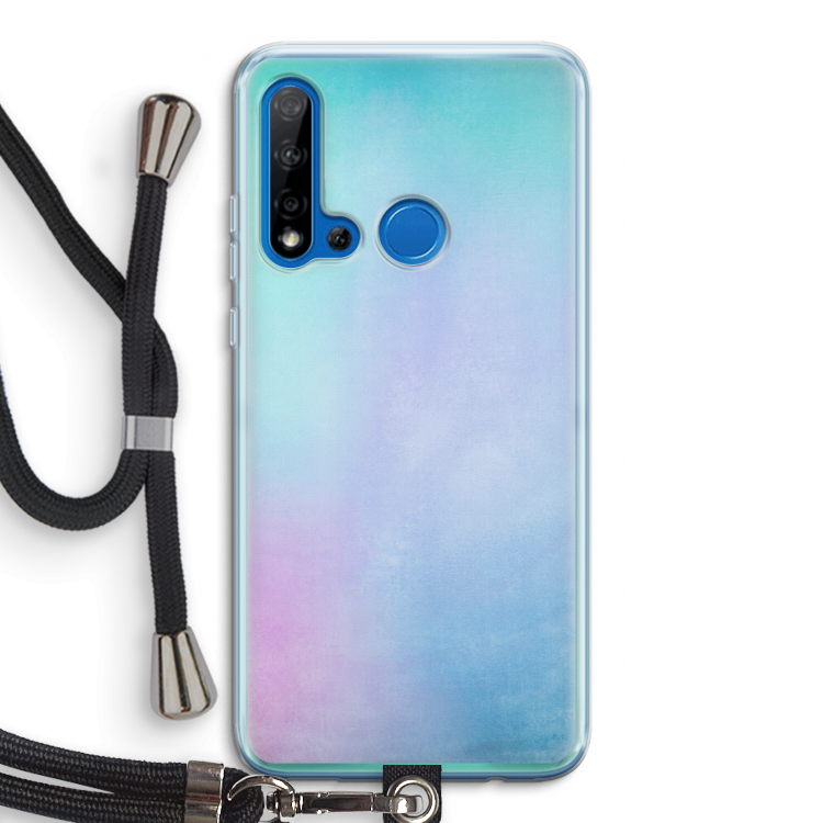 mist pastel: Huawei P20 Lite (2019) Transparant Hoesje met koord