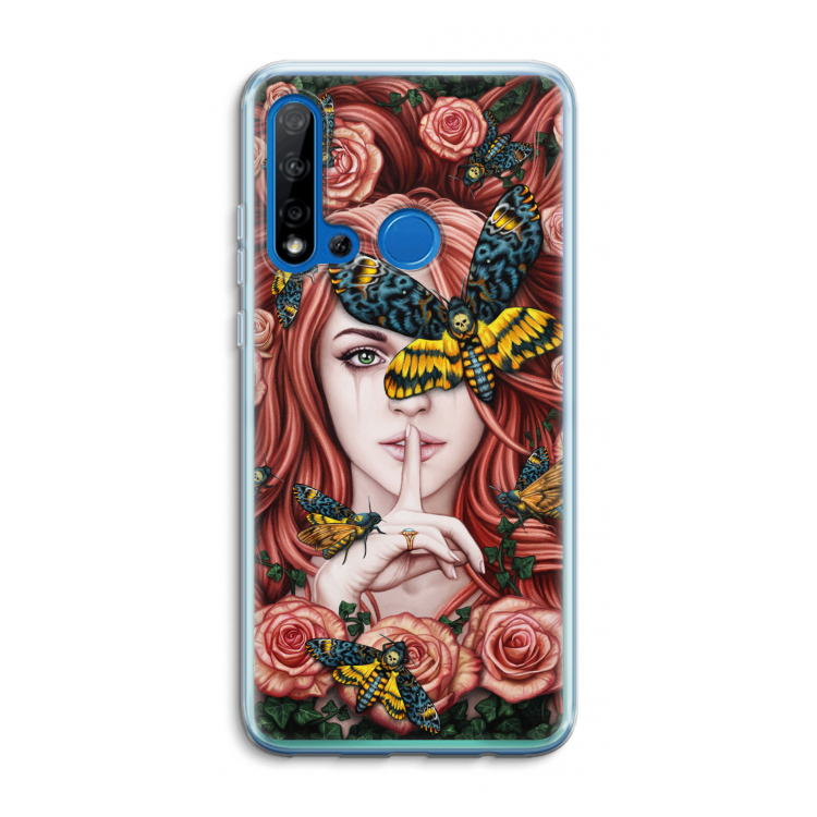 Lady Moth: Huawei P20 Lite (2019) Transparant Hoesje