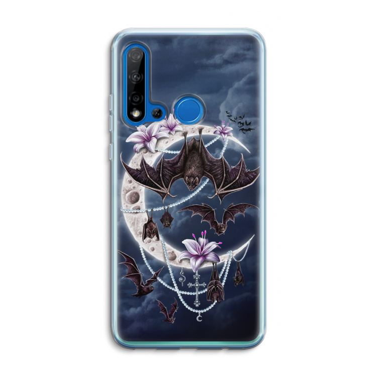 Vleermuizen Maan: Huawei P20 Lite (2019) Transparant Hoesje