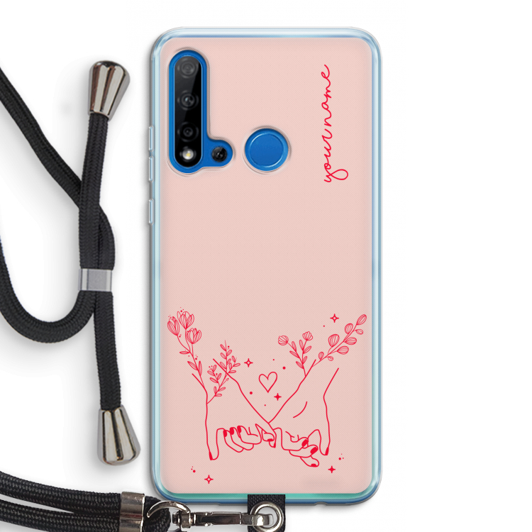 Best Friends: Huawei P20 Lite (2019) Transparant Hoesje met koord