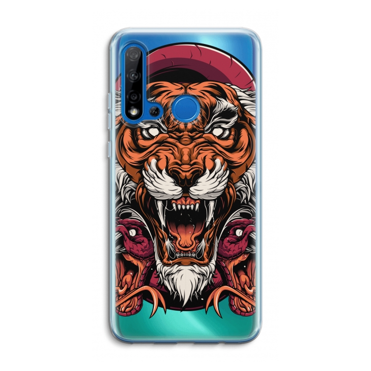 Tiger and Rattlesnakes: Huawei P20 Lite (2019) Transparant Hoesje