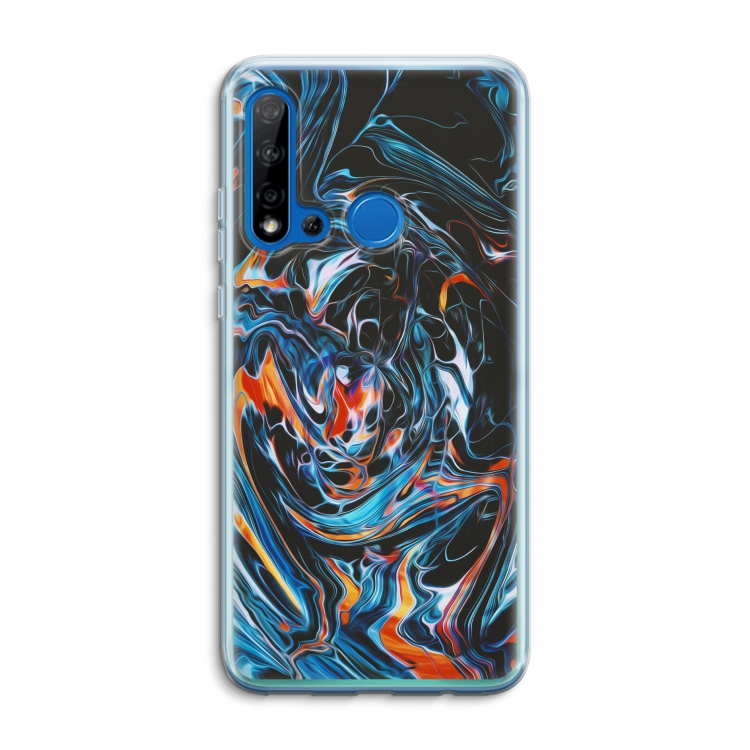 Black Unicorn: Huawei P20 Lite (2019) Transparant Hoesje