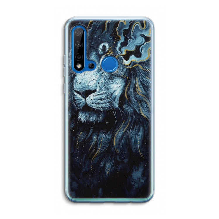 Darkness Lion: Huawei P20 Lite (2019) Transparant Hoesje