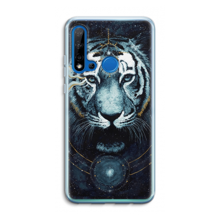 Darkness Tiger: Huawei P20 Lite (2019) Transparant Hoesje
