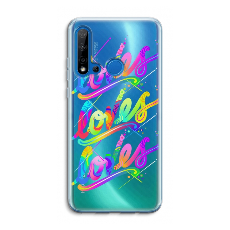 Loves: Huawei P20 Lite (2019) Transparant Hoesje