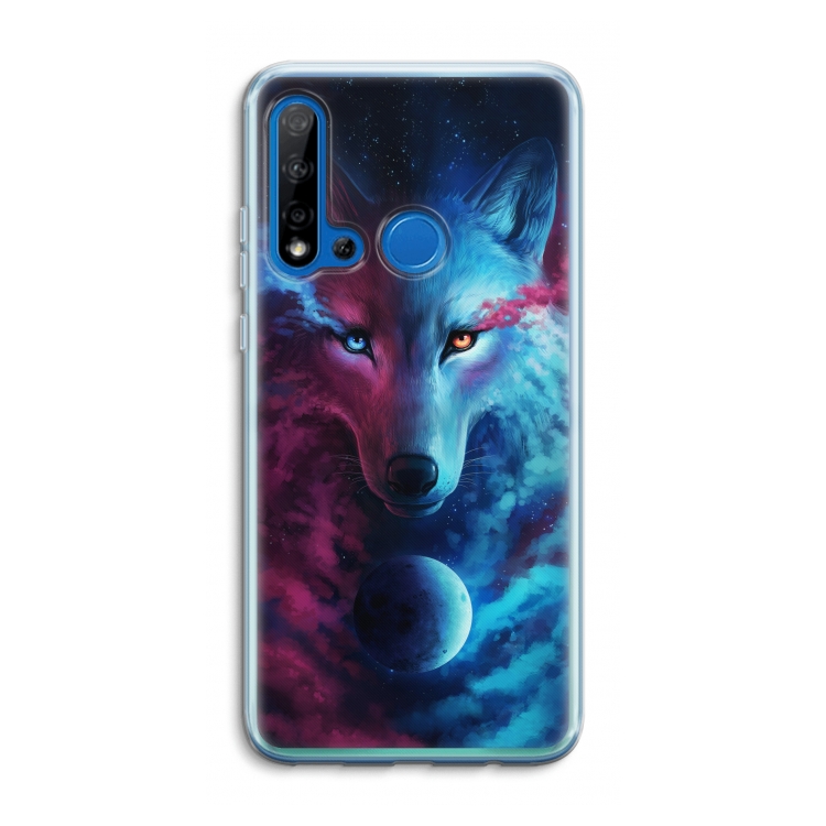 Where Light And Dark Meet: Huawei P20 Lite (2019) Transparant Hoesje