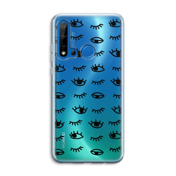 Eye pattern #2: Huawei P20 Lite (2019) Transparant Hoesje
