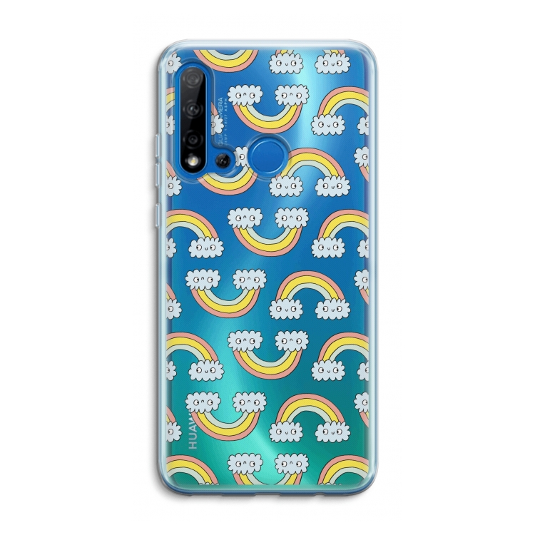 Regenboog: Huawei P20 Lite (2019) Transparant Hoesje