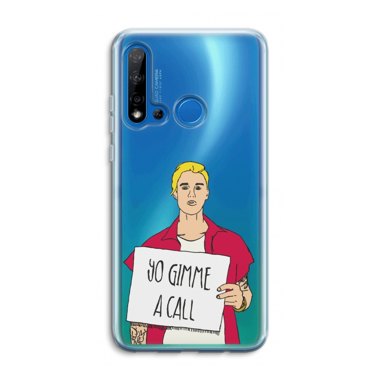 Gimme a call: Huawei P20 Lite (2019) Transparant Hoesje