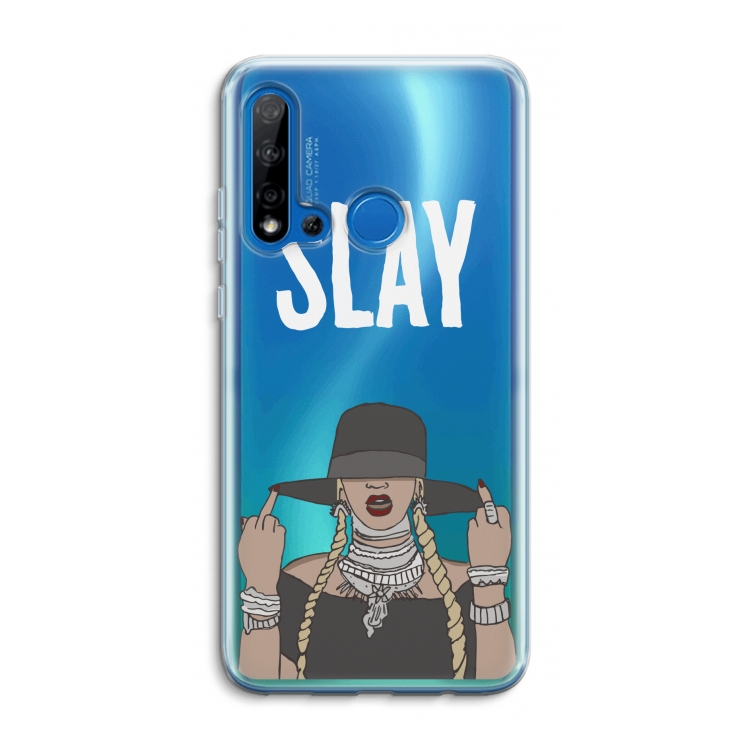 Slay All Day: Huawei P20 Lite (2019) Transparant Hoesje