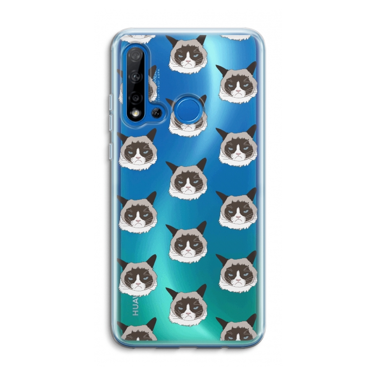 It's a Purrr Case: Huawei P20 Lite (2019) Transparant Hoesje