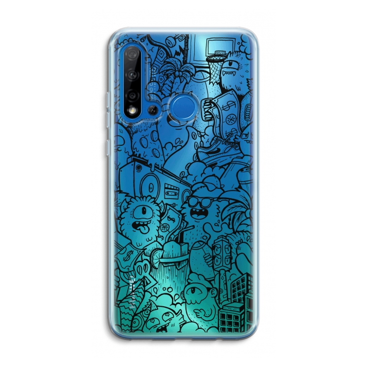 Vexx Black City : Huawei P20 Lite (2019) Transparant Hoesje