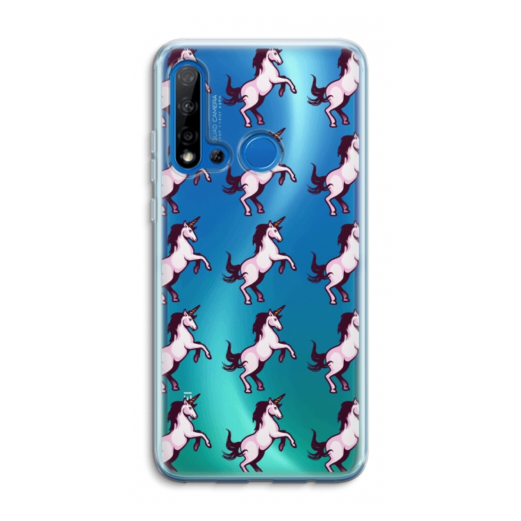Musketon Unicorn: Huawei P20 Lite (2019) Transparant Hoesje