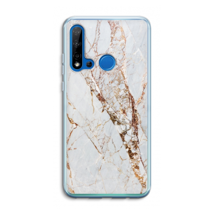 Goud marmer: Huawei P20 Lite (2019) Transparant Hoesje