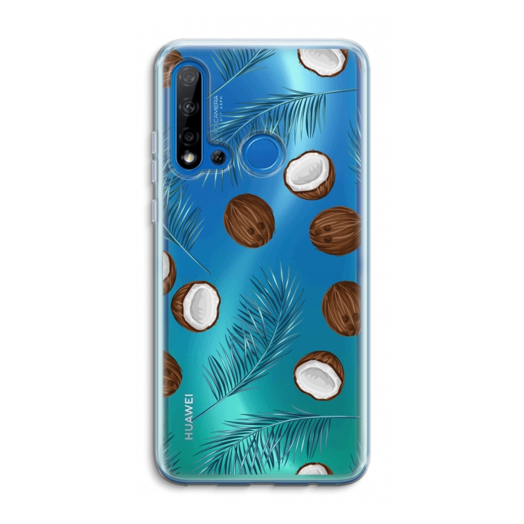 Kokosnoot roze: Huawei P20 Lite (2019) Transparant Hoesje
