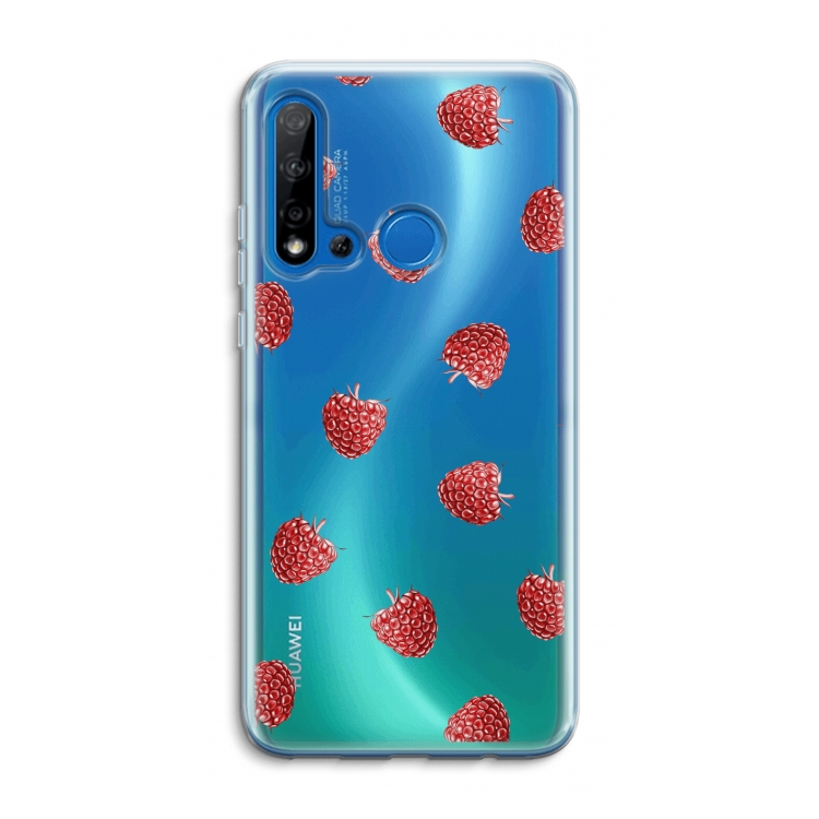 Framboosjes: Huawei P20 Lite (2019) Transparant Hoesje