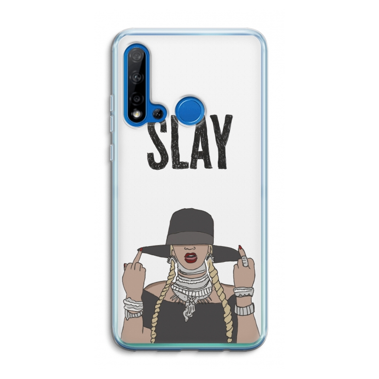 Slay All Day: Huawei P20 Lite (2019) Transparant Hoesje