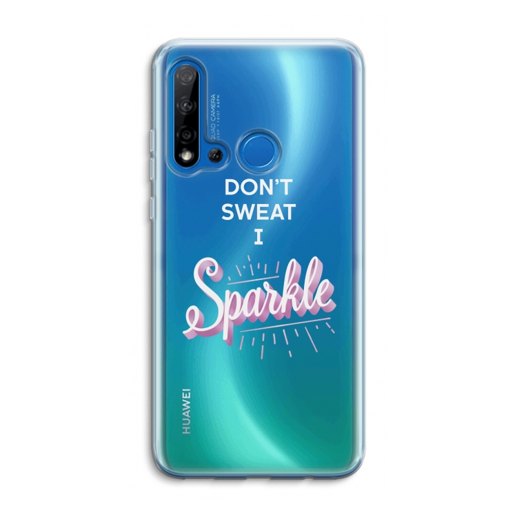 Sparkle quote: Huawei P20 Lite (2019) Transparant Hoesje