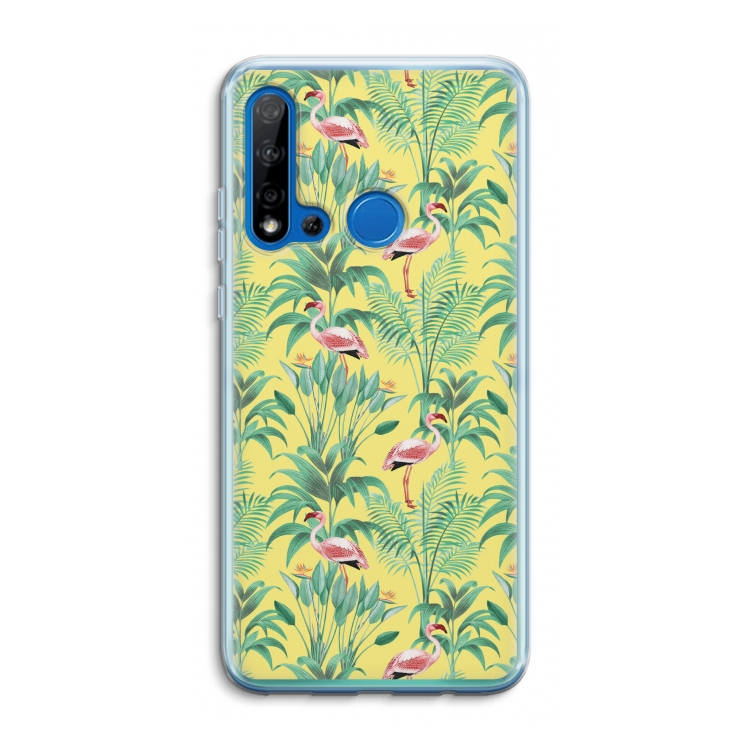 Flamingo party: Huawei P20 Lite (2019) Transparant Hoesje