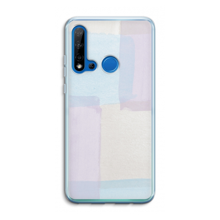 Square pastel: Huawei P20 Lite (2019) Transparant Hoesje