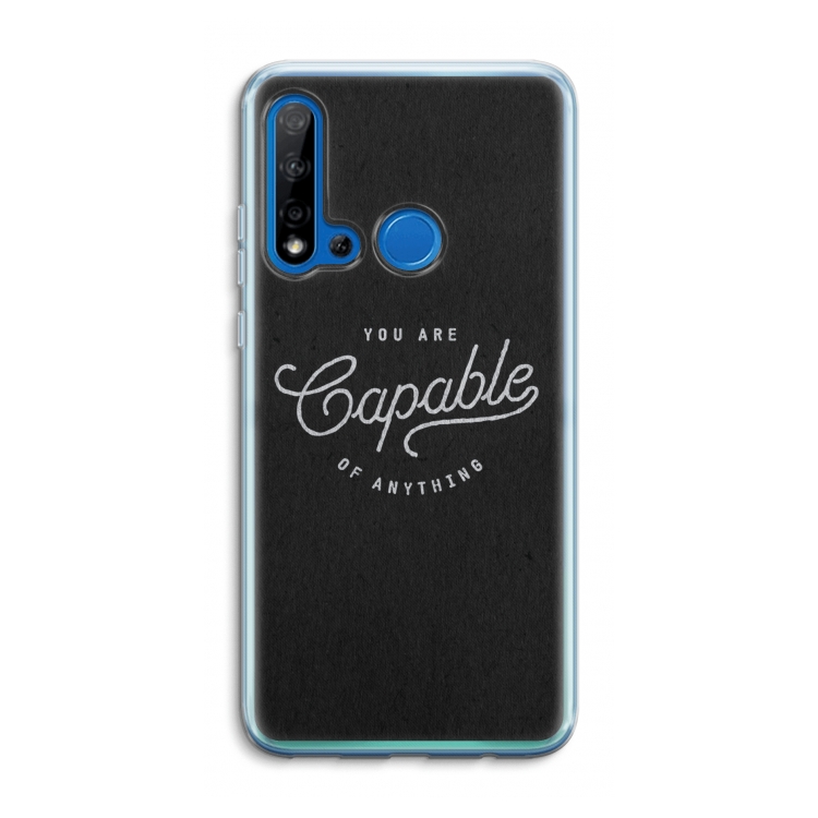 Capable: Huawei P20 Lite (2019) Transparant Hoesje