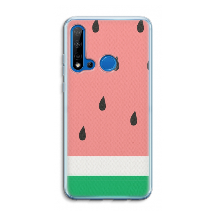 Watermeloen: Huawei P20 Lite (2019) Transparant Hoesje