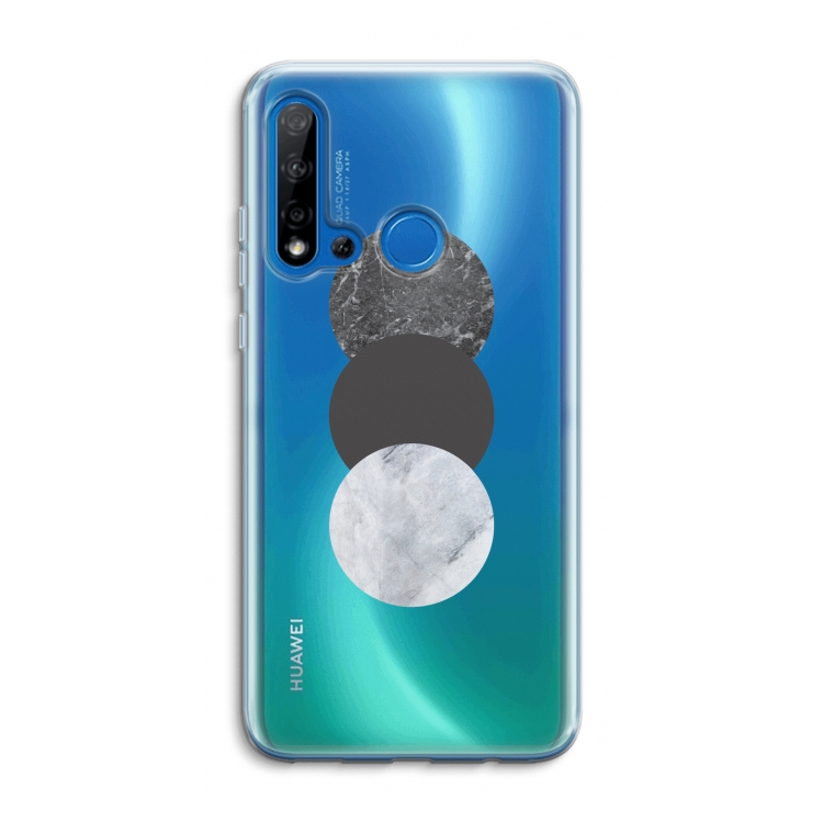 Marmeren cirkels: Huawei P20 Lite (2019) Transparant Hoesje