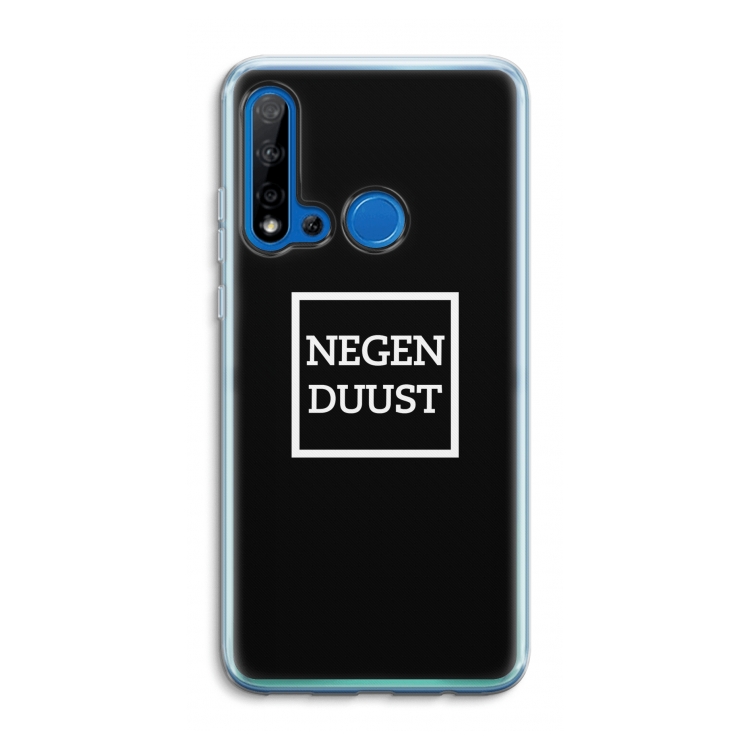 Negenduust black: Huawei P20 Lite (2019) Transparant Hoesje