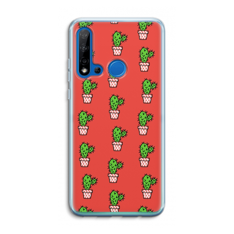 Mini cactus: Huawei P20 Lite (2019) Transparant Hoesje