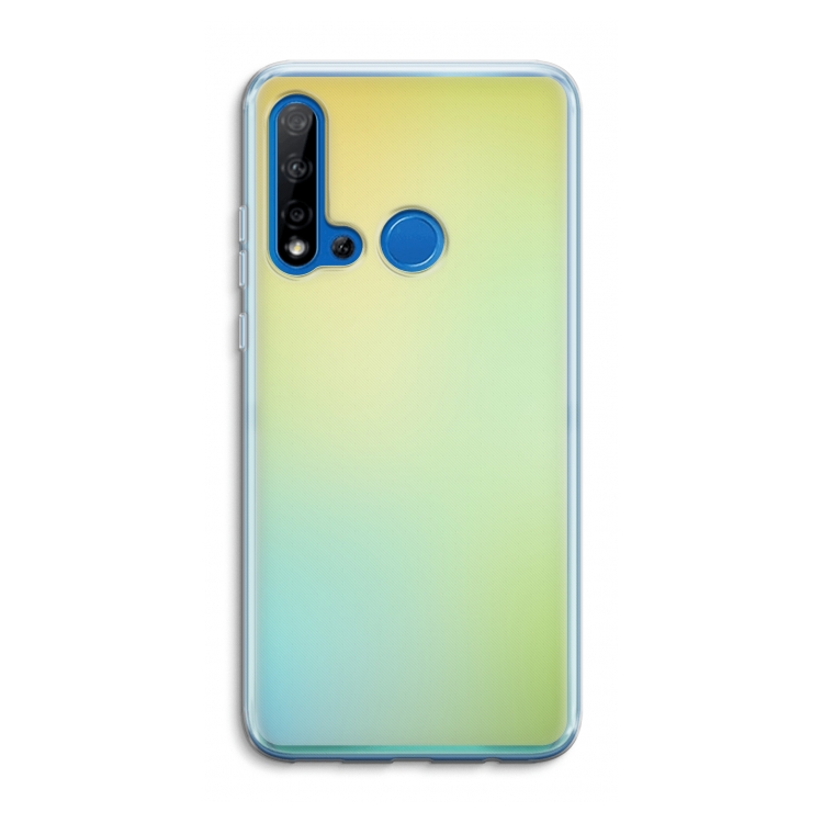 Minty mist pastel: Huawei P20 Lite (2019) Transparant Hoesje
