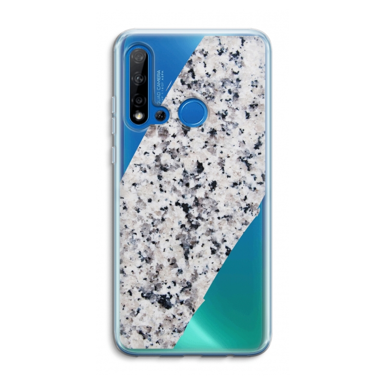 Gespikkelde marmer: Huawei P20 Lite (2019) Transparant Hoesje
