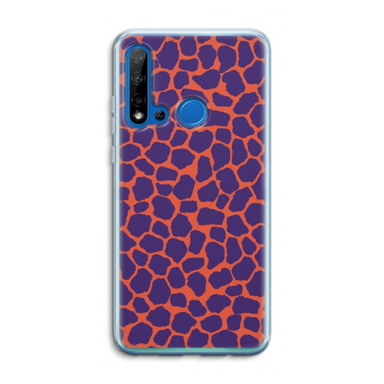 Purple Giraffe: Huawei P20 Lite (2019) Transparant Hoesje