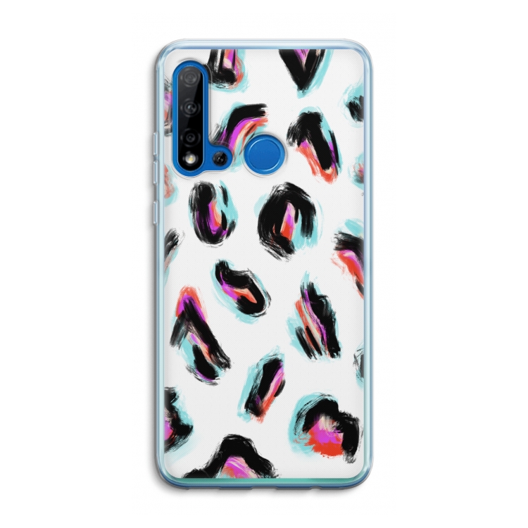 Cheetah color: Huawei P20 Lite (2019) Transparant Hoesje