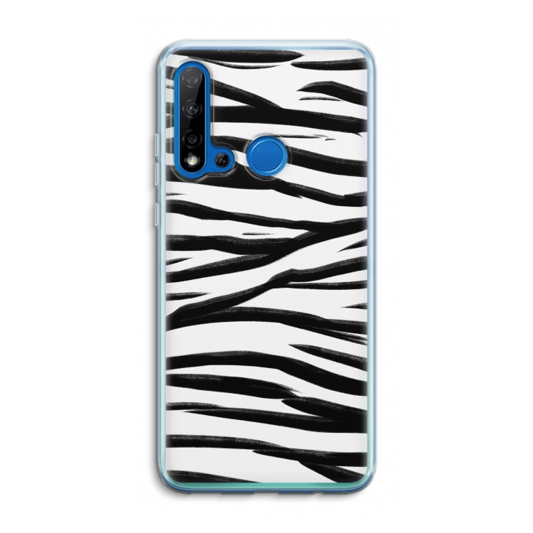 Zebra pattern: Huawei P20 Lite (2019) Transparant Hoesje