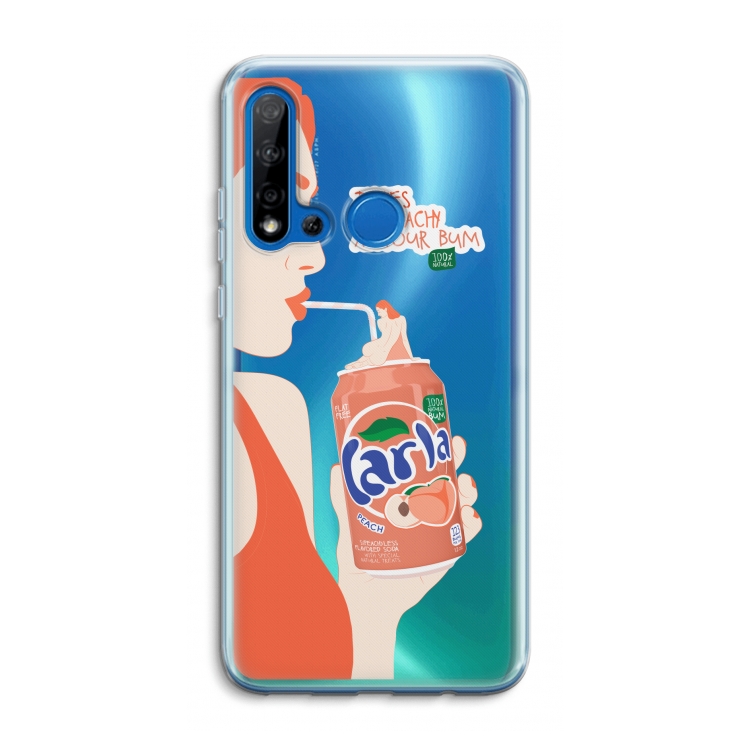 Peach please!: Huawei P20 Lite (2019) Transparant Hoesje