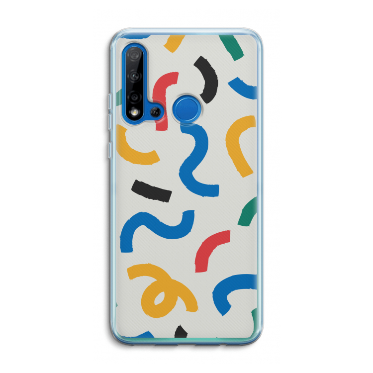 Illustratieve pop 2: Huawei P20 Lite (2019) Transparant Hoesje
