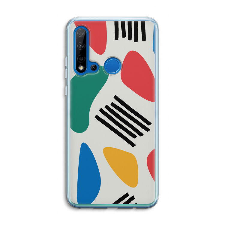 Illustratieve pop 1: Huawei P20 Lite (2019) Transparant Hoesje