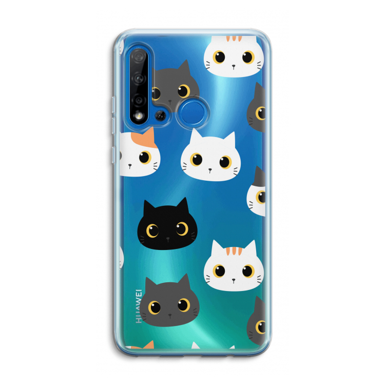 Katten: Huawei P20 Lite (2019) Transparant Hoesje